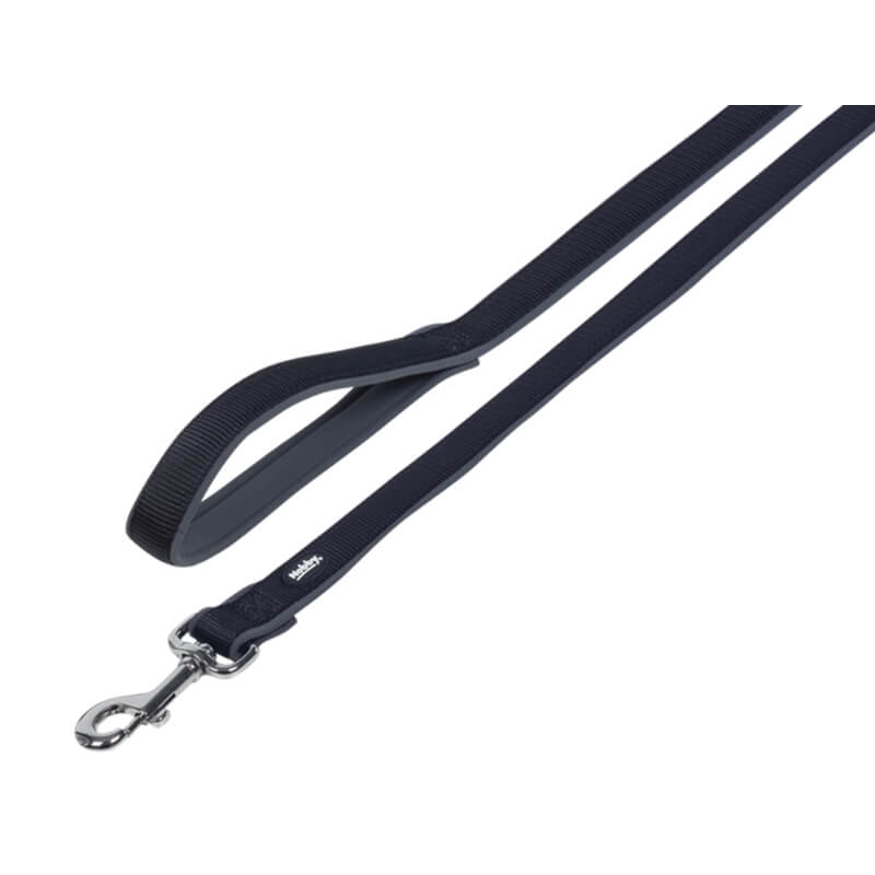 Nobby Preno Classic povodec - črno siv - 120 cm - 20 mm