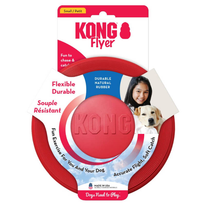 KONG frizbi Flyer small - fi 17 cm