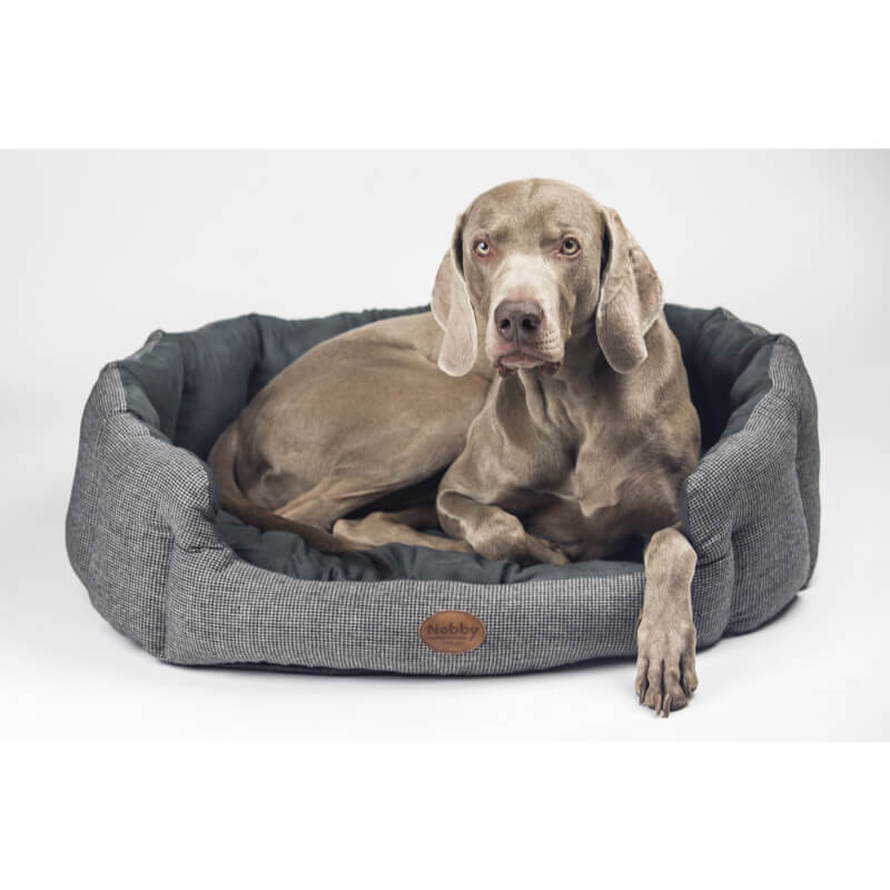 Nobby ovalno ležišče Josi - sivo (2)