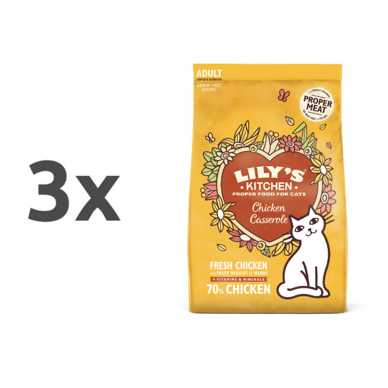 Lily's Kitchen Casserole Adult - piščanec - 3 x 2 kg