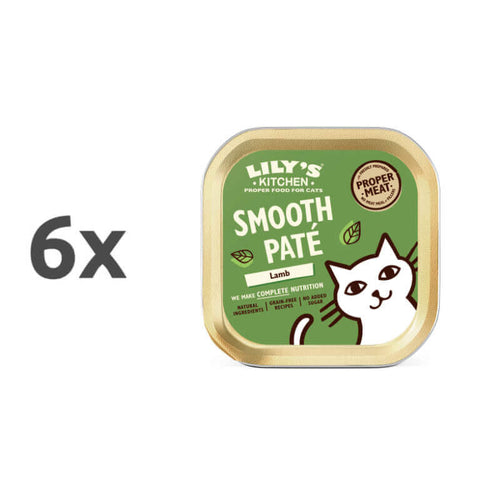 Lily's Kitchen Smooth Paté Adult - jagnjetina, piščanec in svinjina - 6 x 85 g
