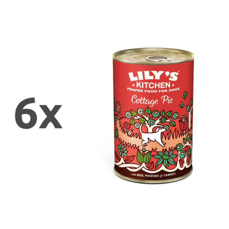 Lily's Kitchen Cottage Pie Adult - govedina - 400 g - 6 x 400 g