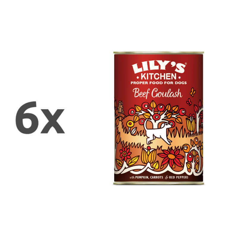 Lily's Kitchen Goulash Adult - govedina - 400 g - 6 x 400 g