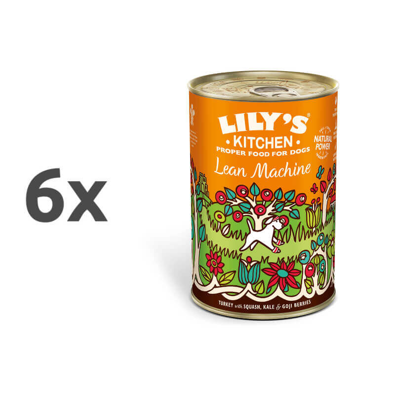 Lily's Kitchen Lean Machine Adult - puran - 400 g - 6 x 400 g
