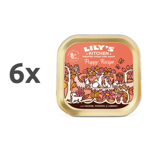 Lily's Kitchen Puppy Recipe - piščanec - 150 g - 6 x 150 g