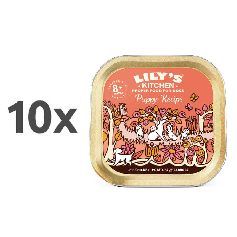 Lily's Kitchen Puppy Recipe - piščanec - 150 g - 10 x 150 g