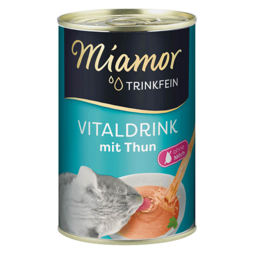 Miamor Vitality Drink pijača s koščki tune - 135 ml