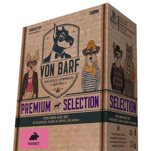 Von Barf Premium Selection - kunec - 8 x 250g
