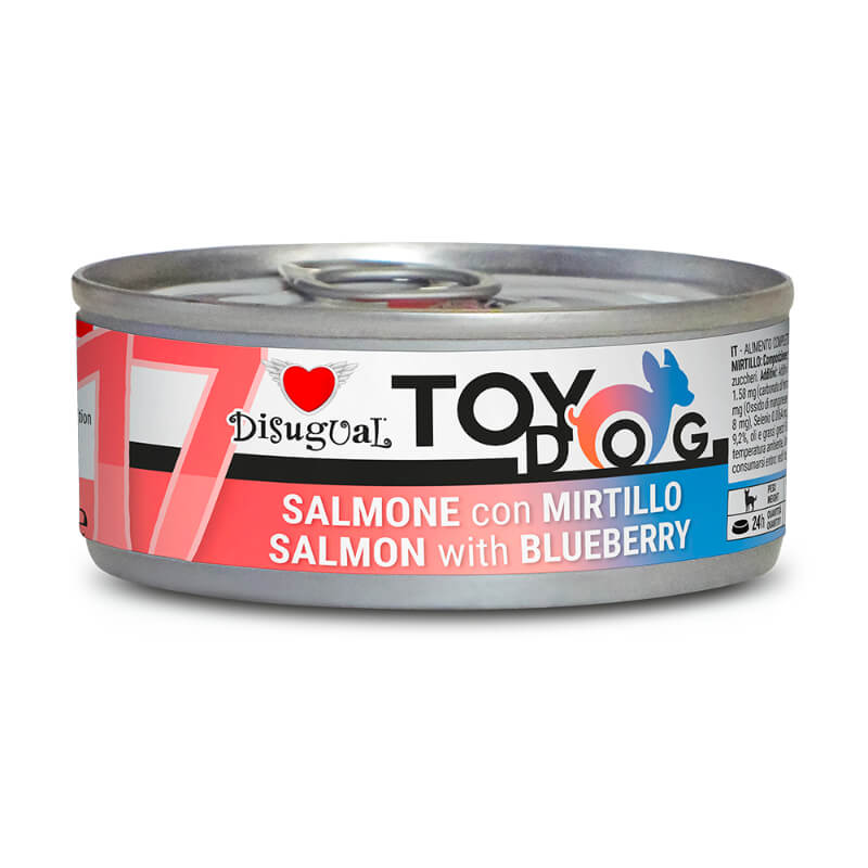 Disugual Toy Dog Fruit - losos & borovnice