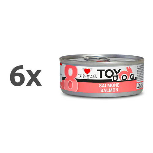 Disugual Toy Dog - losos - 6 x 85 g