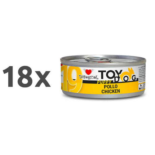 Disugual Toy Dog Puppy - piščanec - 18 x 85 g