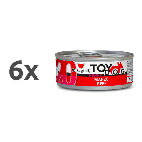 Disugual Toy Dog Puppy - govedina - 6 x 85 g