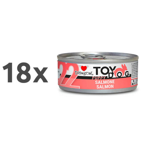 Disugual Toy Dog Puppy - losos - 18 x 85 g