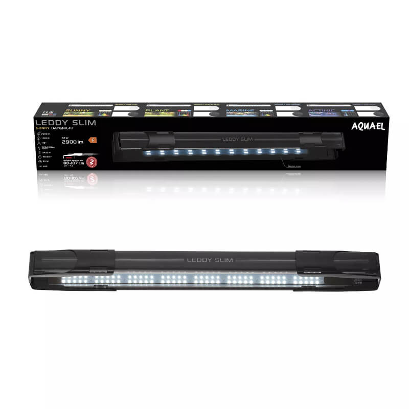 Aquael luč Leddy Slim Sunny Day&Night, črna - 32 W / 80 - 100 cm (2)