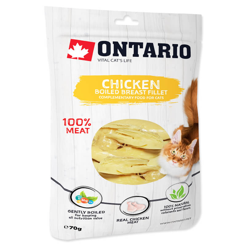 Ontario Cat posladek - kuhane piščančje prsi - 70 g