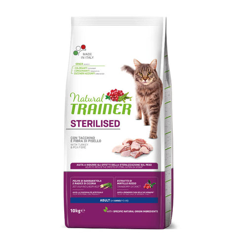 Natural Trainer Cat Sterilised, puran