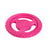 Kiwi Walker pena TPR frizbi mini, roza - 16 cm