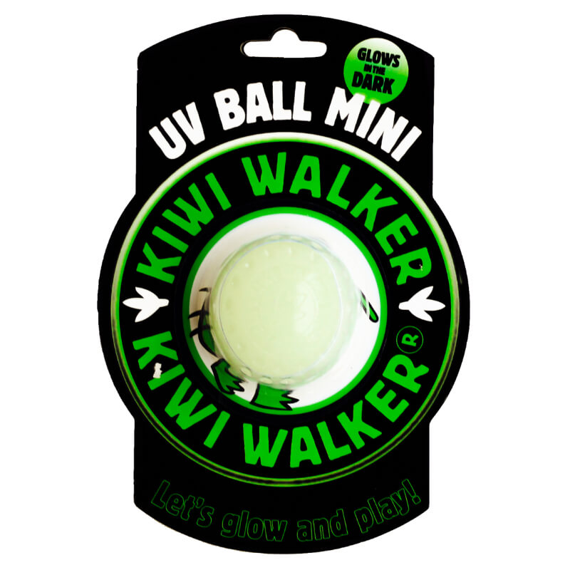 Kiwi Walker guma TPR svetleča žoga mini - 5 cm