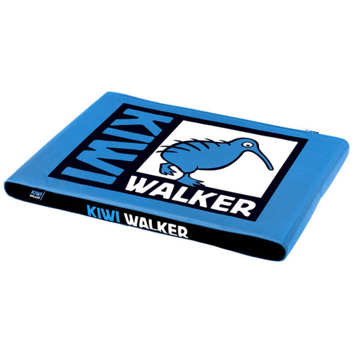 Kiwi Walker oglata blazina Running Kiwi, spominska pena - modro črna - različne velikosti - 95 x 65 cm