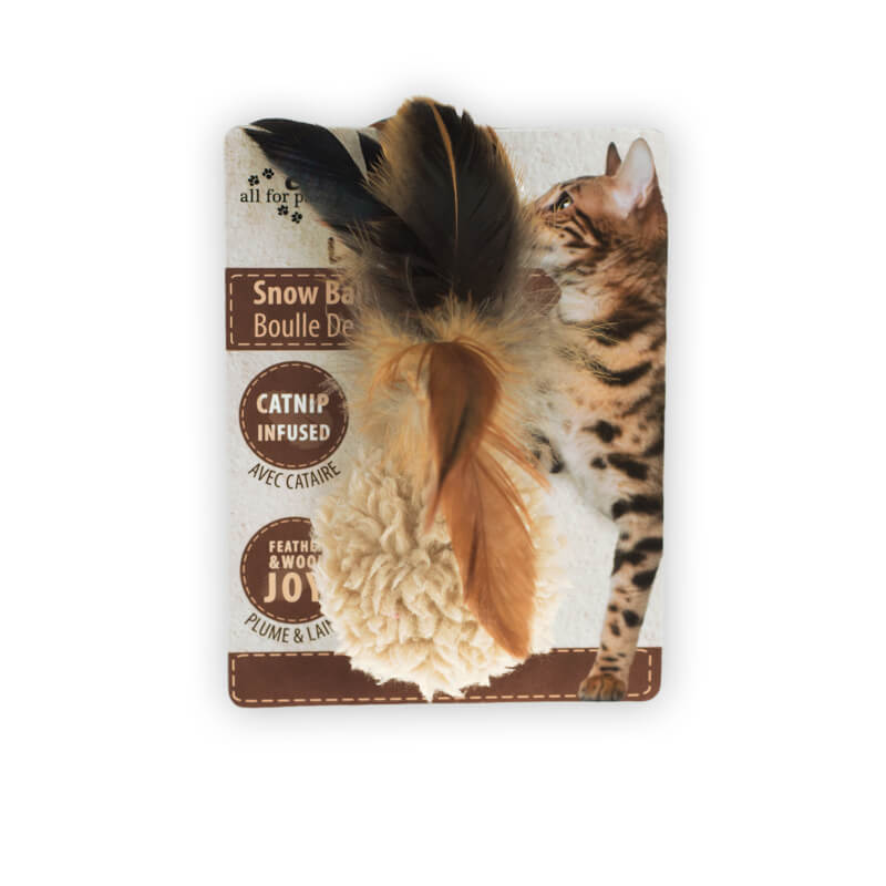 All For Paws igrača Snow Ball - 5 cm (2)