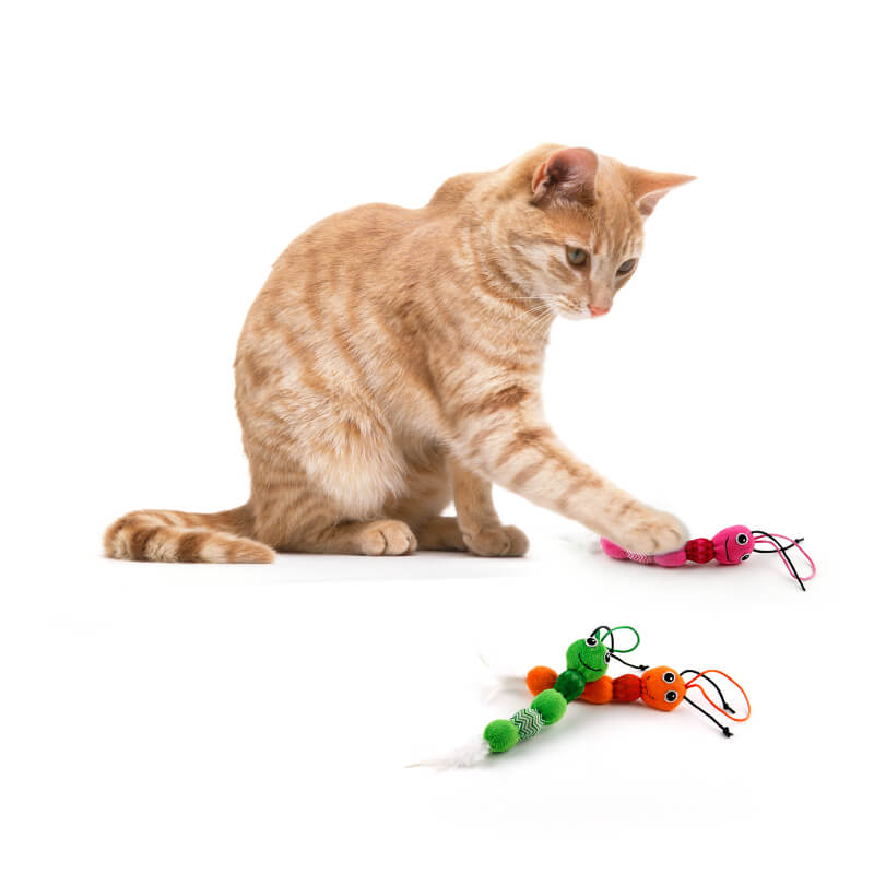 All For Paws igrača Feather Snake - 25 x 10 x 3 cm (6)