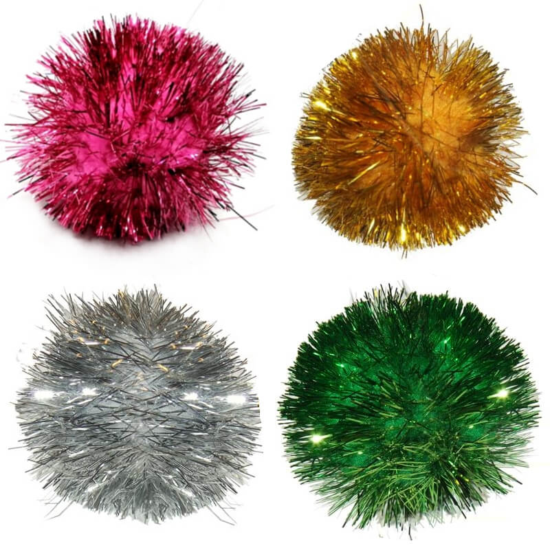 Pawise igrača PomPom svetleča žogica - 4 cm