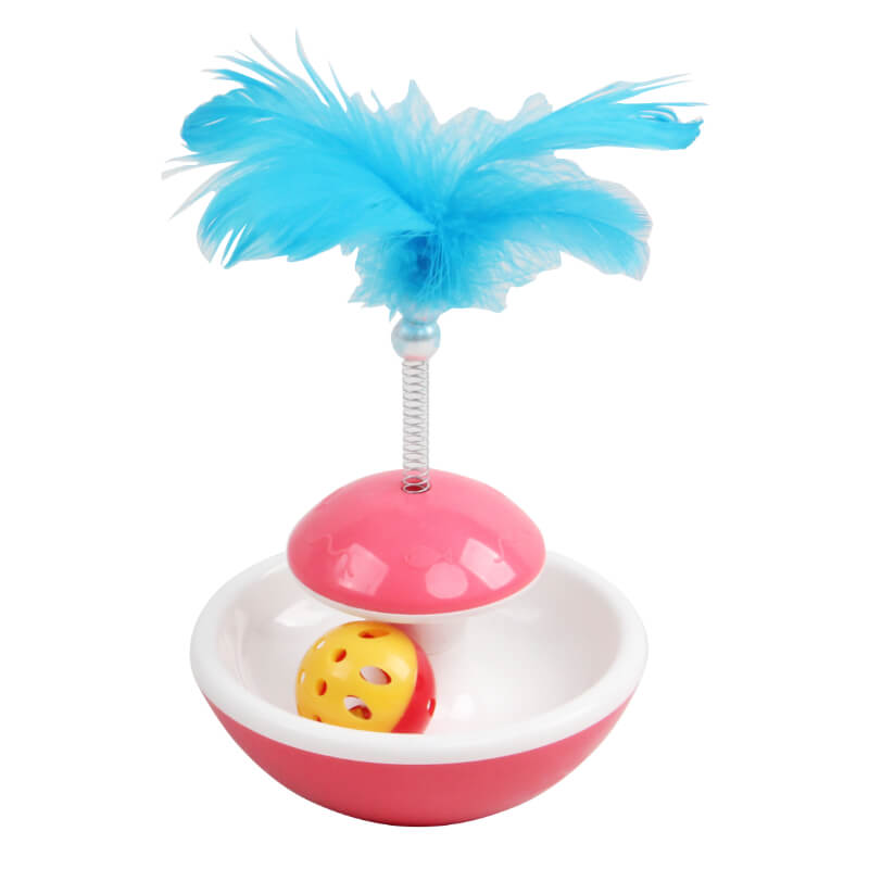 Pawise igrača Tumbler s perjem in in žogico - 17 cm (2)