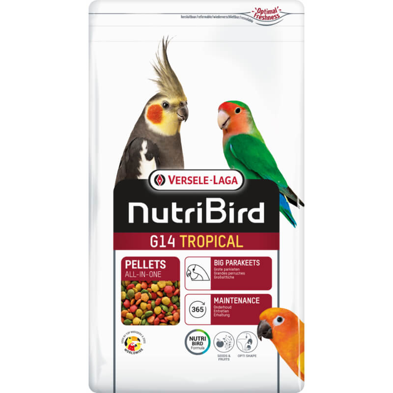 Versele-Laga Nutribird peleti G14 za srednje papige - 1 kg