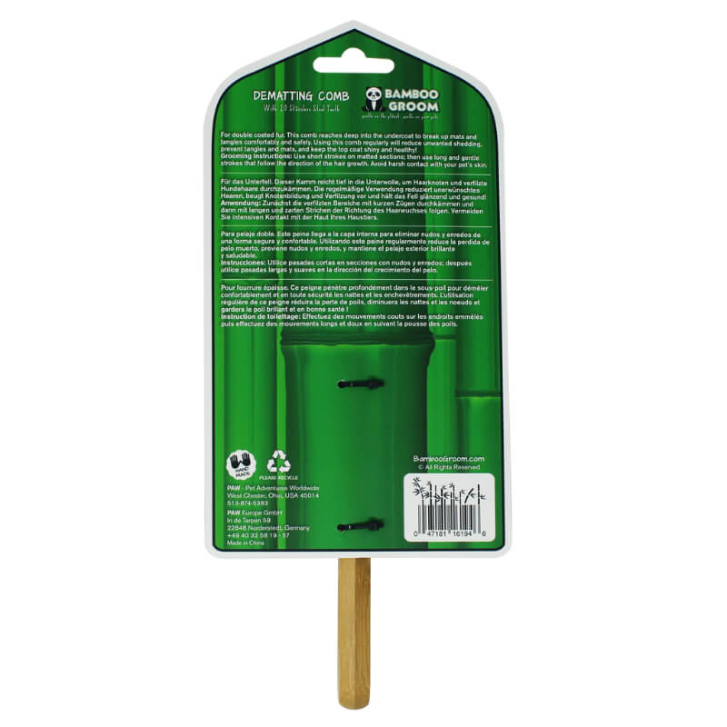 Bamboo grablje za vozle Demat, 10 rezil (2)