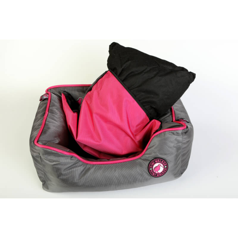 Kiwi Walker oglato ležišče Running Kiwi, spominska pena - sivo roza - različne velikosti (3)