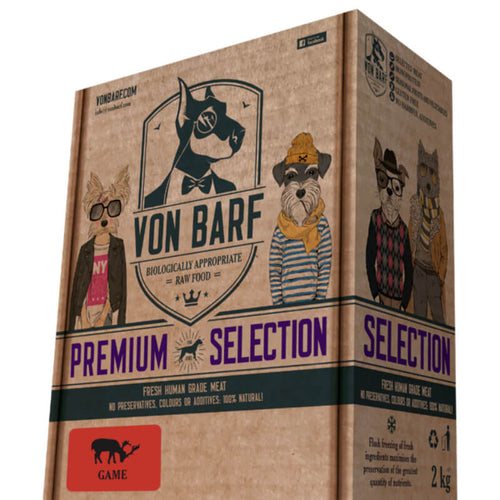 Von Barf Premium Selection - divjačina - 8 x 250g