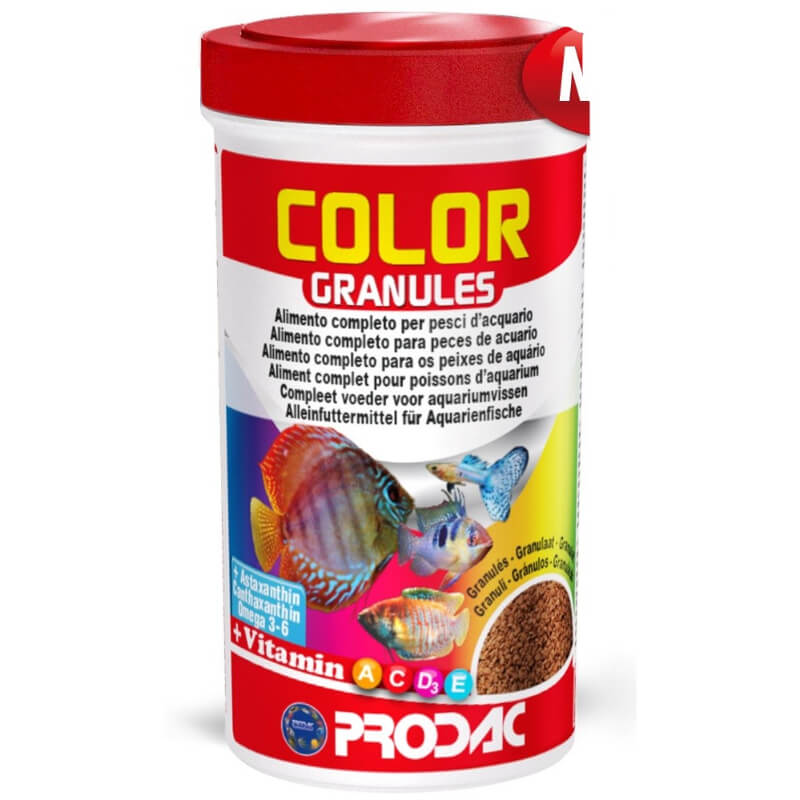 Prodac Color Granules hrana za ribe v granulah - 250 ml / 100 g