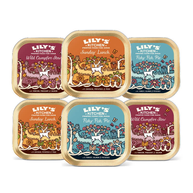 Lily's Kitchen Grain Free Dinners Multipack - 3 okusi - 6 x 150 g (2)