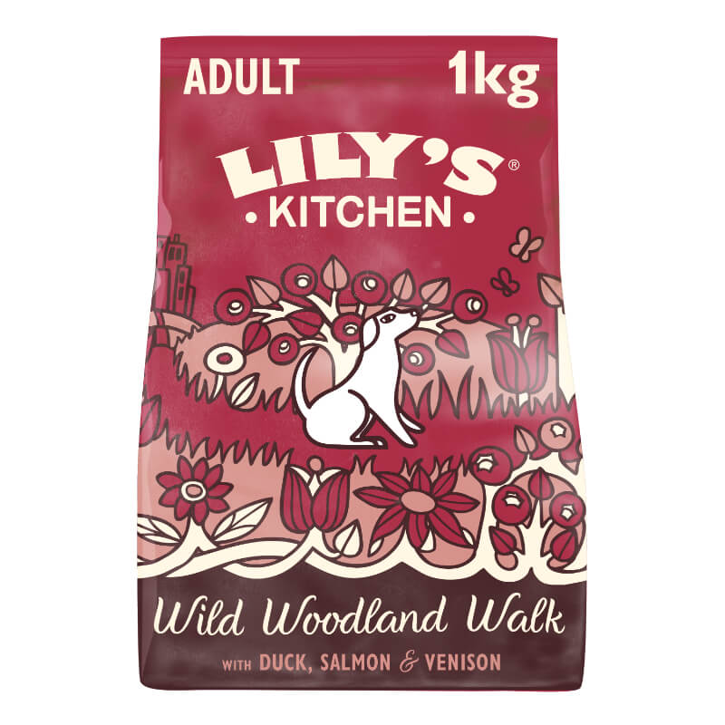 Lily's Kitchen Wild Woodland Walk Adult - raca, losos in divjačina - 1 kg