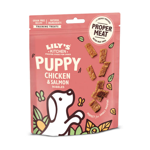 Lily's Kitchen Puppy Chicken & Salmon Nibbles priboljški - 70 g