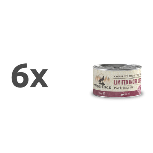WolfPack Limited Ingredient Adult - raca - 6 x 150 g