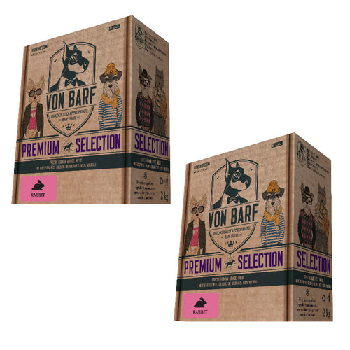 Von Barf Premium Selection - kunec - 2 x (8 x 250g)
