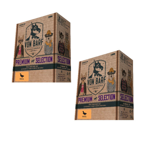 Von Barf Premium Selection - raca - 2 x (8 x 250g)