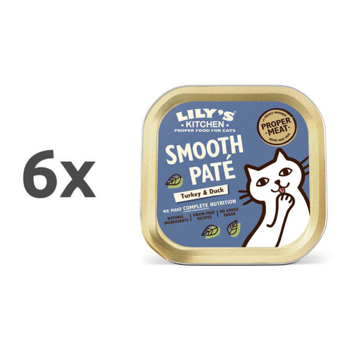 Lily's Kitchen Smooth Paté Adult - puran in raca - 6 x 85 g