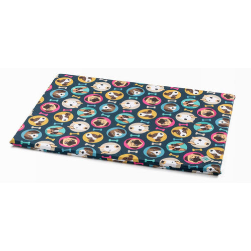 Leopet oglata blazina Marte, kužki - 100 x 70 cm