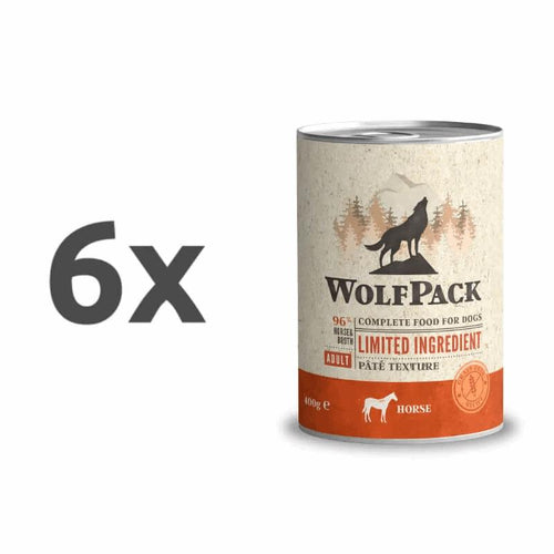 WolfPack Limited Ingredient Adult - konj - 6 x 150 g