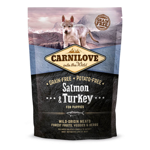 Carnilove Dog Puppy - losos & puran - 1,5 kg