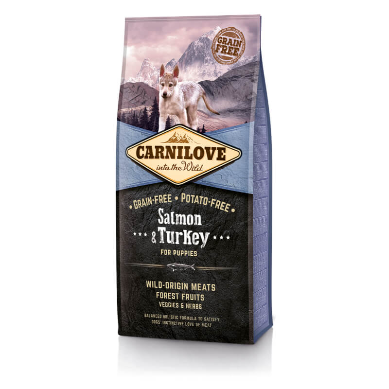 Carnilove Dog Puppy - losos & puran - 4 kg