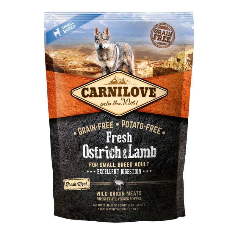 Carnilove Dog Adult Small Fresh Digestion - noj & ovca - 1,5 kg