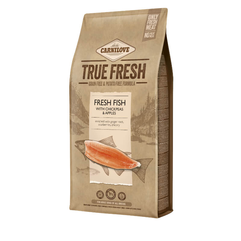 Carnilove Dog Adult True Fresh - riba - 11,4 kg