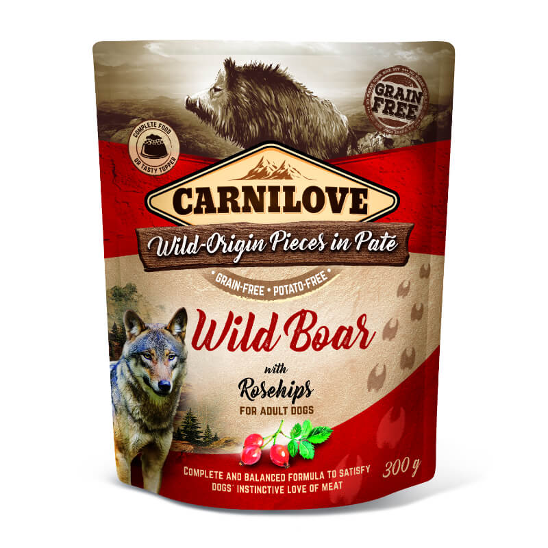 Carnilove Dog Adult - prašič & šipek, vrečka 300g - 300 g