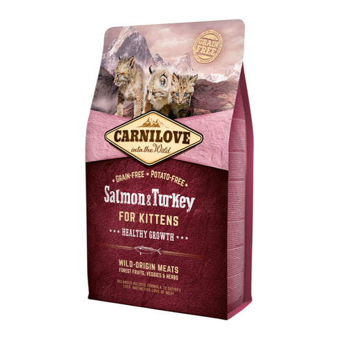 Carnilove Cat Kitten Healthy Growth - losos & puran - 2 kg