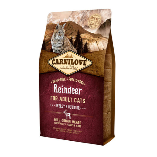 Carnilove Cat Adult Energy & Outdoor - jelen - 2 kg