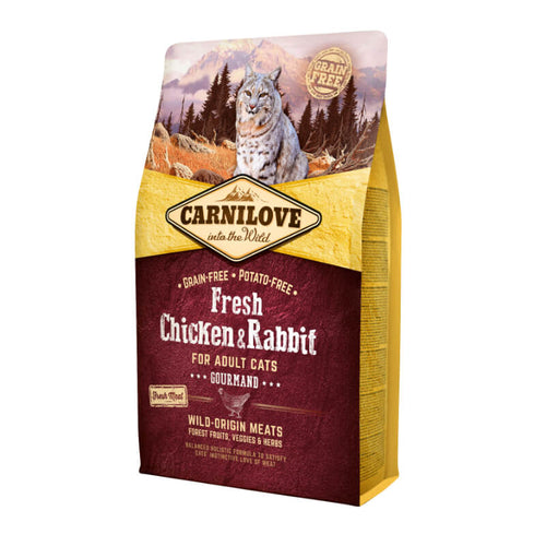 Carnilove Cat Fresh Adult - piščanec & zajec - 2 kg