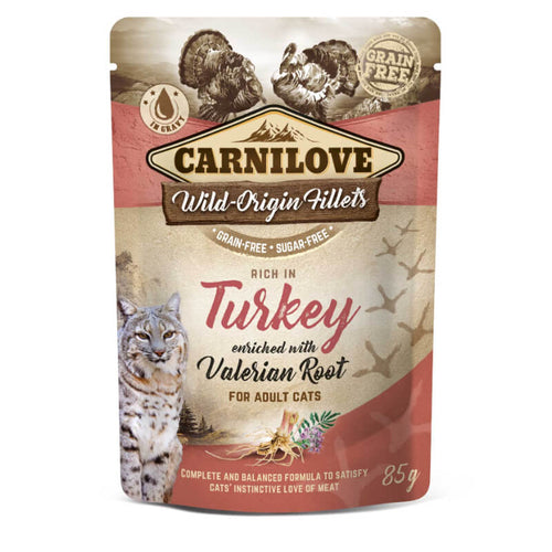 Carnilove Cat WMM Adult - puran & baldrijan, 85 g - 85 g